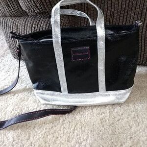 Victoria's Secret black & silver bag